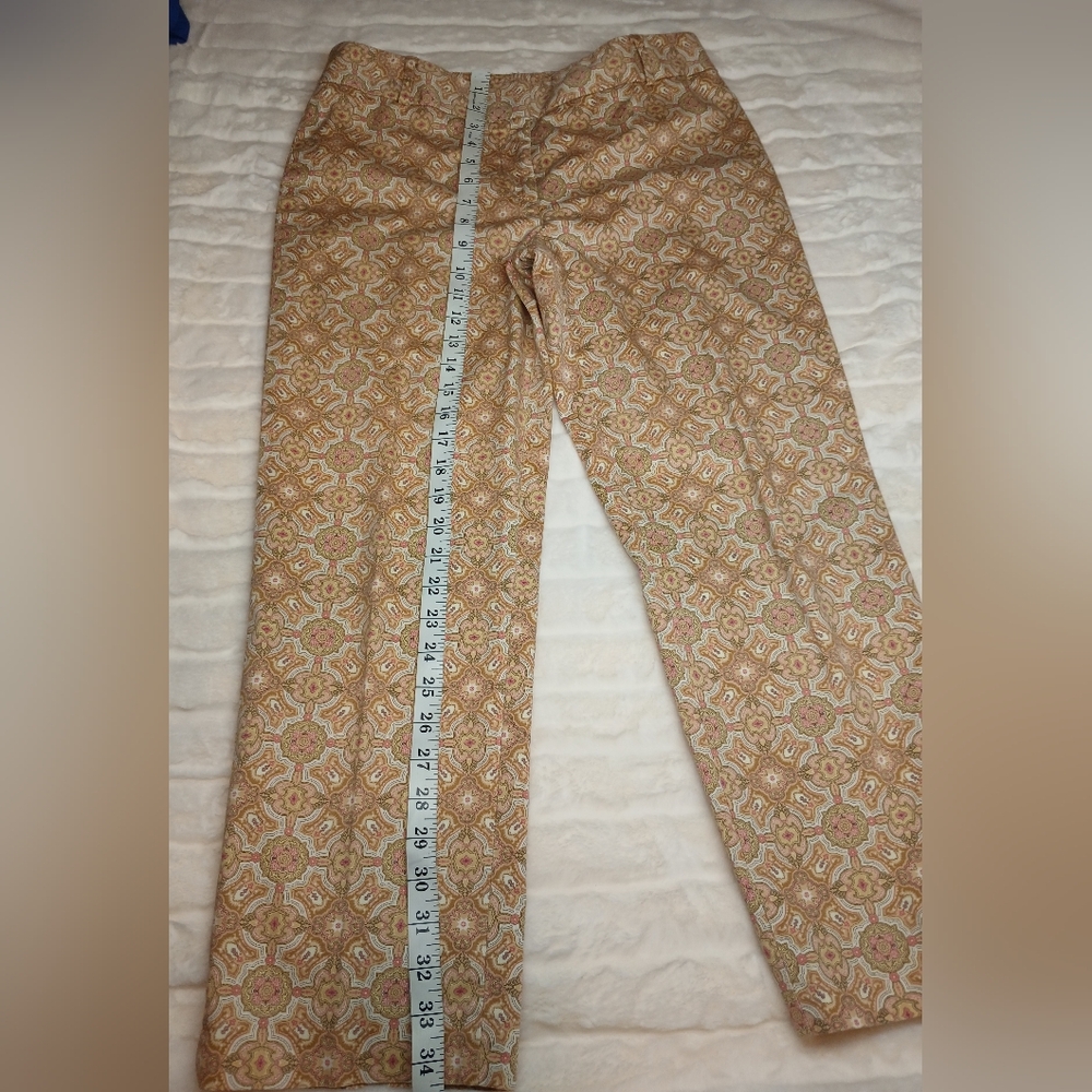 Talbots Signature Women's Pants Size 6 | Paisley Medallion Print | - Picture 10 of 11